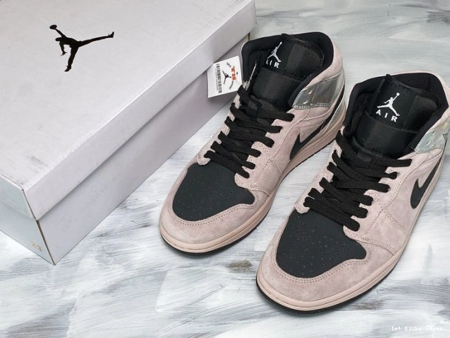 1st Kicks BQ6472-602 (W) Air Powder Jordan 1 Dirty Mid Iridescent 0808